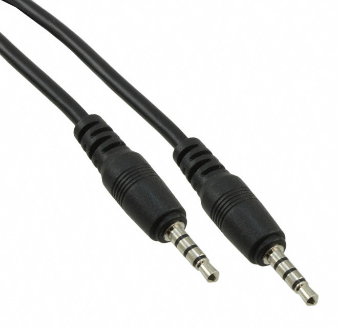 【CA-254CS-M/M】CONN CABLE ASSY 2.5MM 4COND 6'
